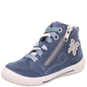  Superfit pillangós lány TENSY magas szárú sneakers - Kék