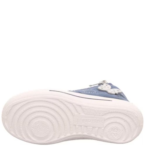 Superfit pillangós lány TENSY magas szárú sneakers - Kék