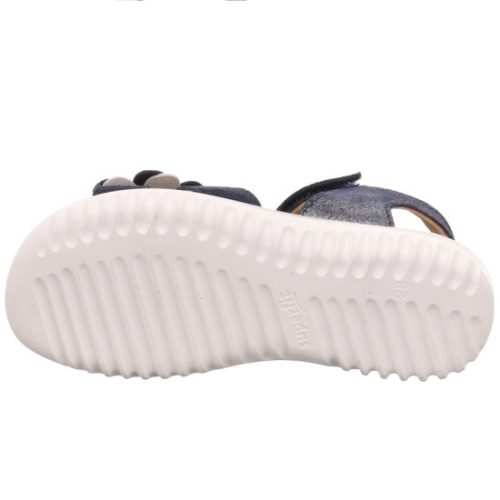 Superfit virág mintás lány SPARKLE szandál - Sötétkék/ezüst