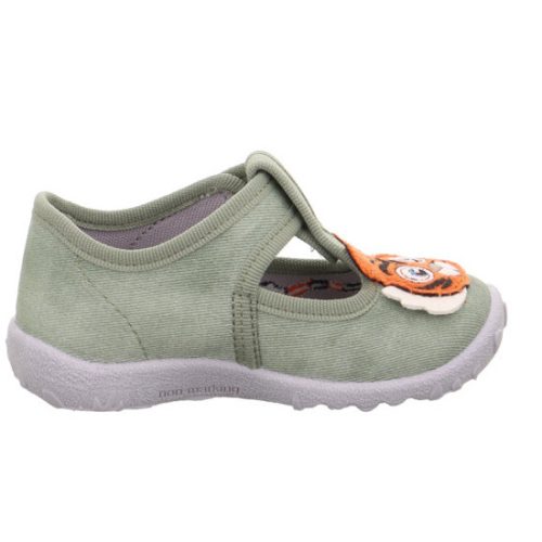 Superfit tigrises fiú SPOTTY vászoncipő - Világoszöld