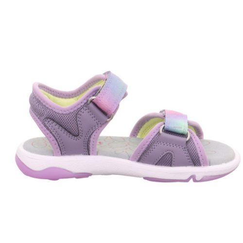 Superfit vízálló szív mintás lány PEBBLES szandál - Lila