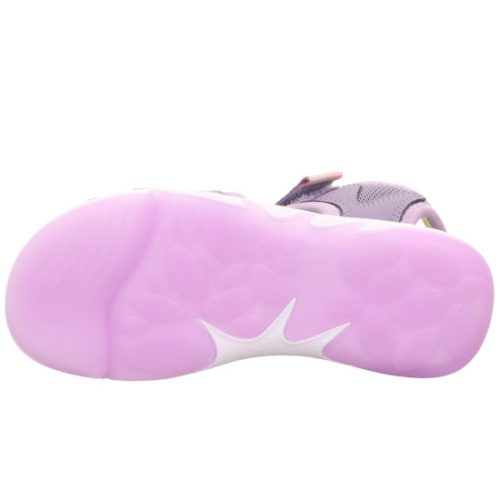 Superfit vízálló szív mintás lány PEBBLES szandál - Lila