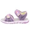 Superfit vízálló szív mintás lány PEBBLES szandál - Lila