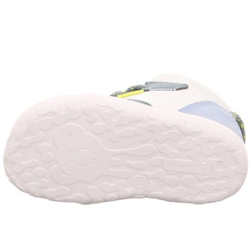 Superfit első lépés barefoot fiú FLUMMI sneakers - Kék/sárga