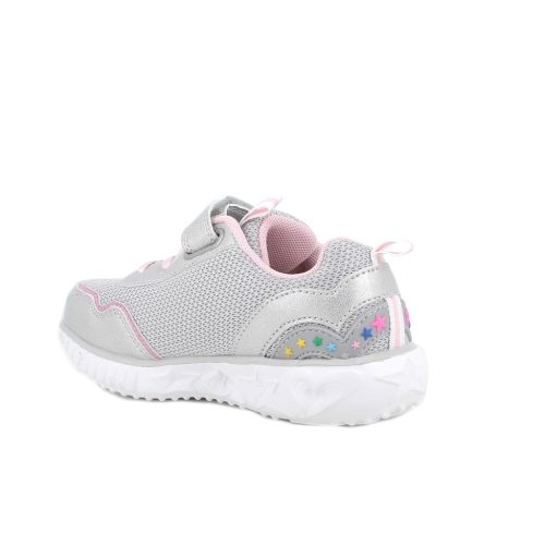 Primigi lány átmeneti gyerekcipő (LED) - Szürke-ezüst 
