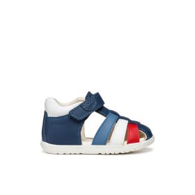   Geox első lépés fiú MACCHIA baba szandál – Kék-fehér