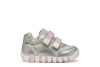 Geox első lépés lány IUPIDOO baba sneaker – Ezüst-rózsaszín