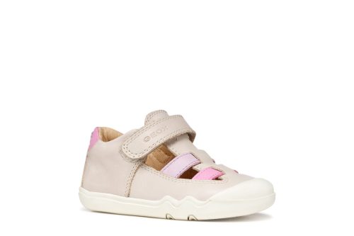 Geox barefoot lány STEPPIEUP cipő – Bézs-rózsaszín