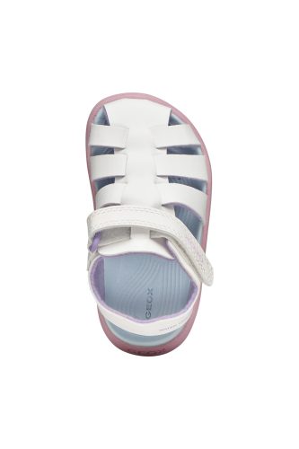 Geox vízálló lány FUSBETTO szandál – Fehér-rózsaszín