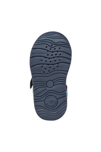 Geox első lépés fiú RISHON baba sneaker – Sötétkék-sárga