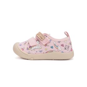   D.D. Step unikornisos lány vászoncipő - Rózsaszín, vízlepergető