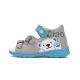 Ponte20 szupinált fiú macis szandál - Szürke-kék