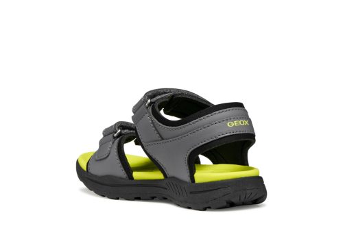 Geox fiú VANIETT szandál – Szürke-lime