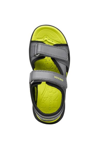 Geox fiú VANIETT szandál – Szürke-lime