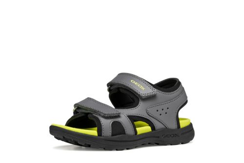Geox fiú VANIETT szandál – Szürke-lime