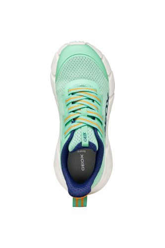 Geox unisex FLEXYPER FAST sneaker – Mentazöld-narancs