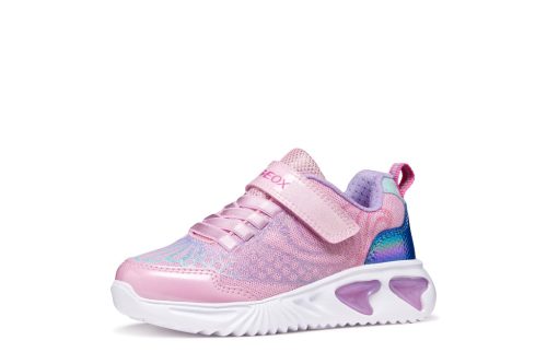 Geox lány ASSISTER sneaker – Rózsaszín-lila (LED)