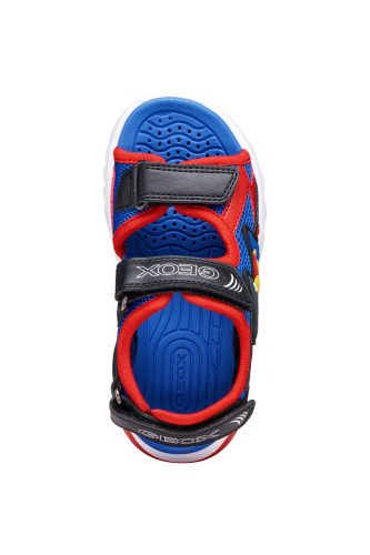 Geox fiú CIBERDRON szandál – Kalózos kék-piros (LED)
