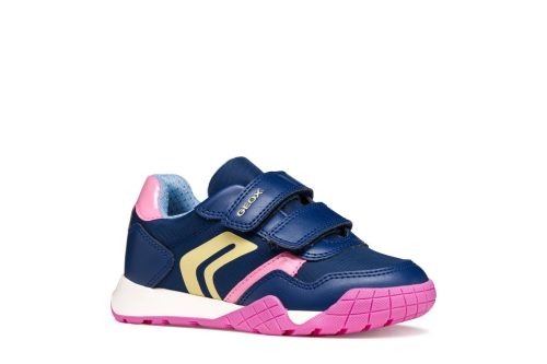 Geox lány RANN-E sneaker – Királykék-rózsaszín