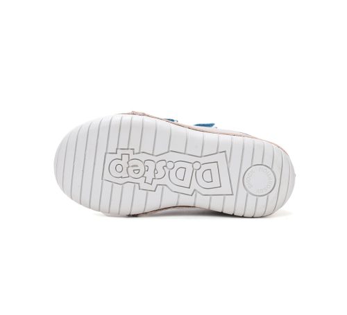 D.D. Step űrhajós fiú átmeneti cipő - Világosszürke, világítós (LED)