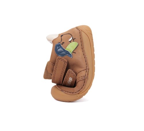 D.D. Step Barefoot kutyás fiú cipő - Barna