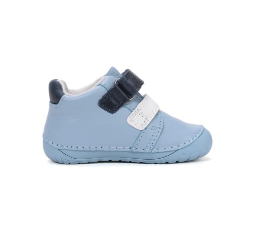 D.D. Step Barefoot színváltós csigás fiú cipő - Világoskék