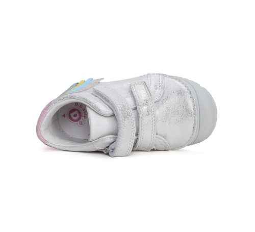 D.D. Step szivárványos lány cipő - Ezüst