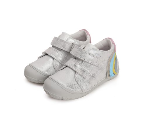 D.D. Step szivárványos lány cipő - Ezüst